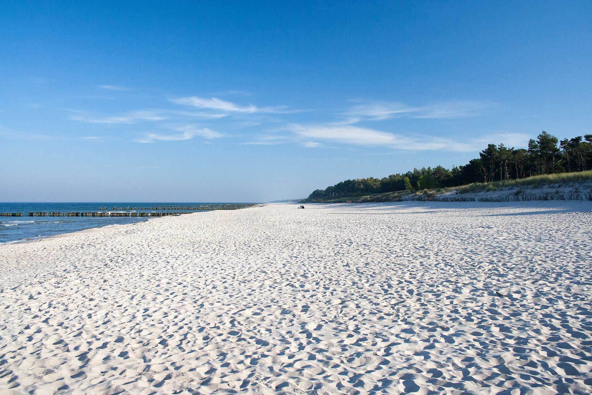 Władysławowo ma aż 3 kilometry plaż sięgających do 55 metrów szerokości